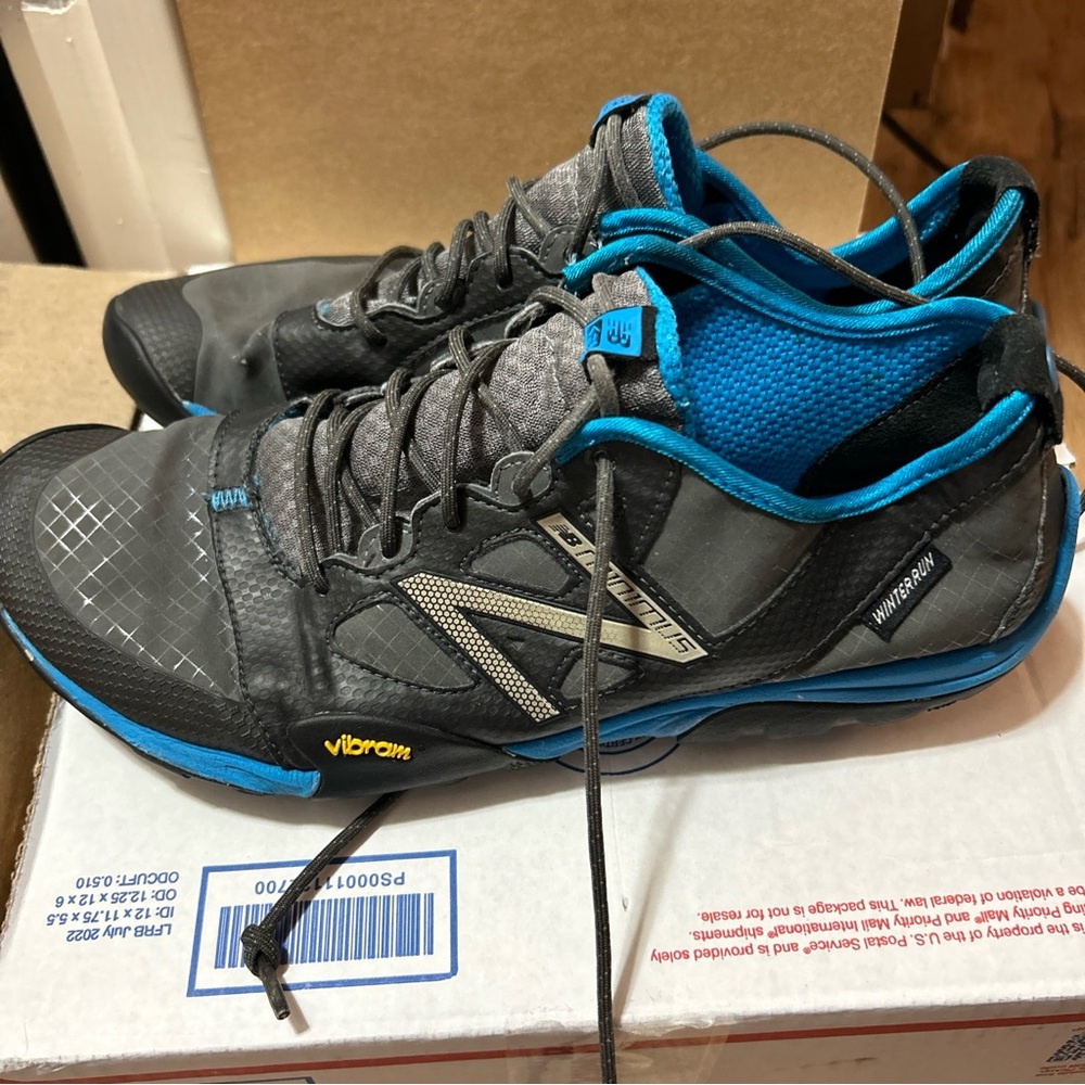 New balance minimus vibram Mens Shoe size 10 Trail Running Cleaned Inside Out